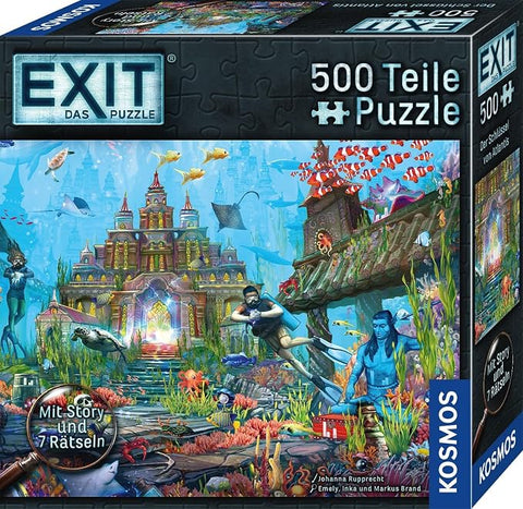 Thames & Kosmos 500pc Exit the Game The Key to Atlantis Puzzle