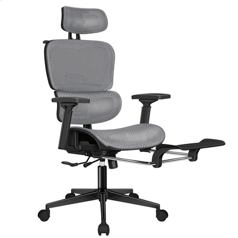 ALFORDSON Ergonomic Office Chair Mesh Executive Computer Seat (Black Grey)