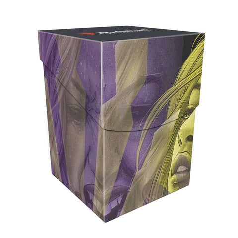 Ultra Pro: UP38598 Duskmourn 100+ Deck Box Alt Art Key Character Mythic 3 for Magic: The Gathering Cards