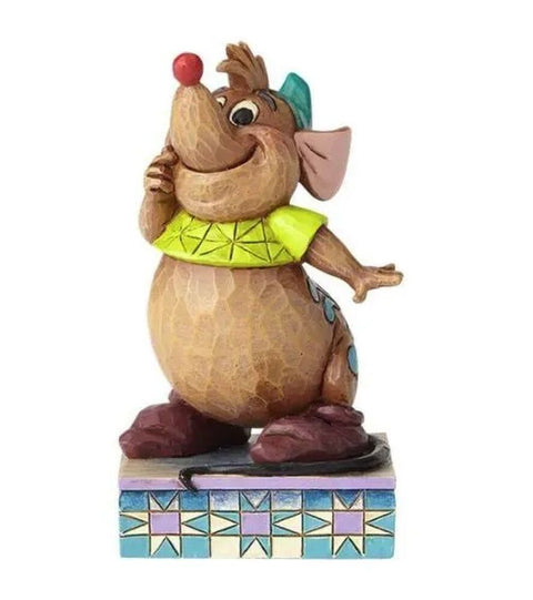 Jim Shore Disney Traditions - Cinderella Gus - Cinderelly's Friend Personality Pose