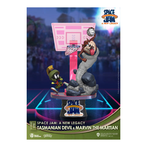Beast Kingdom D Stage Space Tasmanian Devil & Marvin the Martian Model Set