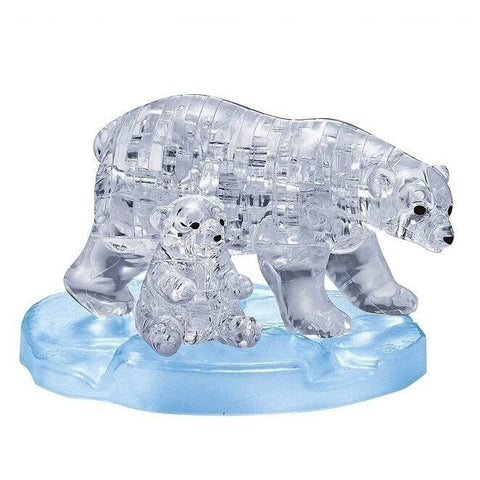 Bepuzzled 3D Crystal Puzzle: 2 Polar Bears