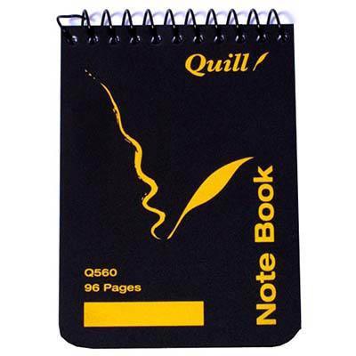 Quill Q560 Pocket Note Book Spiralbound Top Opening 60Gsm 96 Page 112 X 77Mm