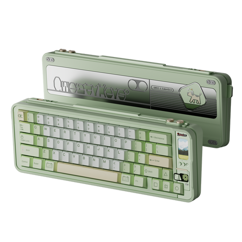 Qwertykeys QK65 Mk3 Prebuilt Wireless Mechanical Keyboard (Bubble Dragon)