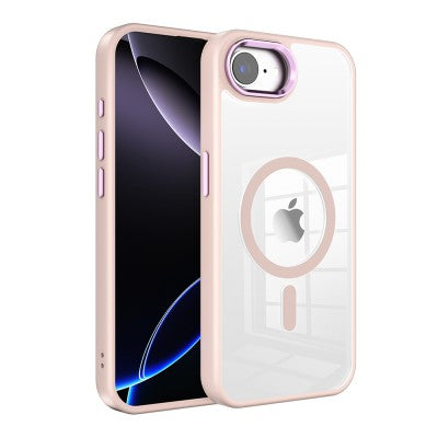 Redefine Clear Case with Metal Lens for iPhone 16e / iPhone 17e - Pink