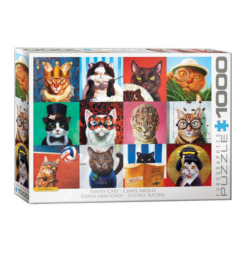 Eurographics 1000pc Funny Cats Puzzle