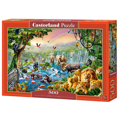 Castorland 500-Pieces Jungle River Puzzle