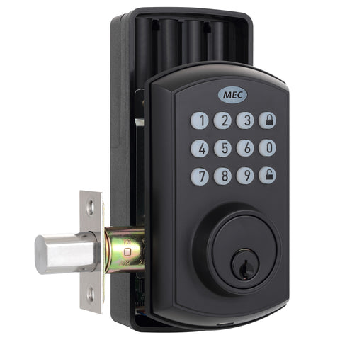 MEC Digital Motorised Smart Lock Matte Black