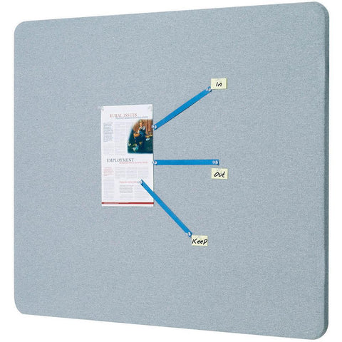 Quartet Fabric Board Framless 1200x900mm Grey