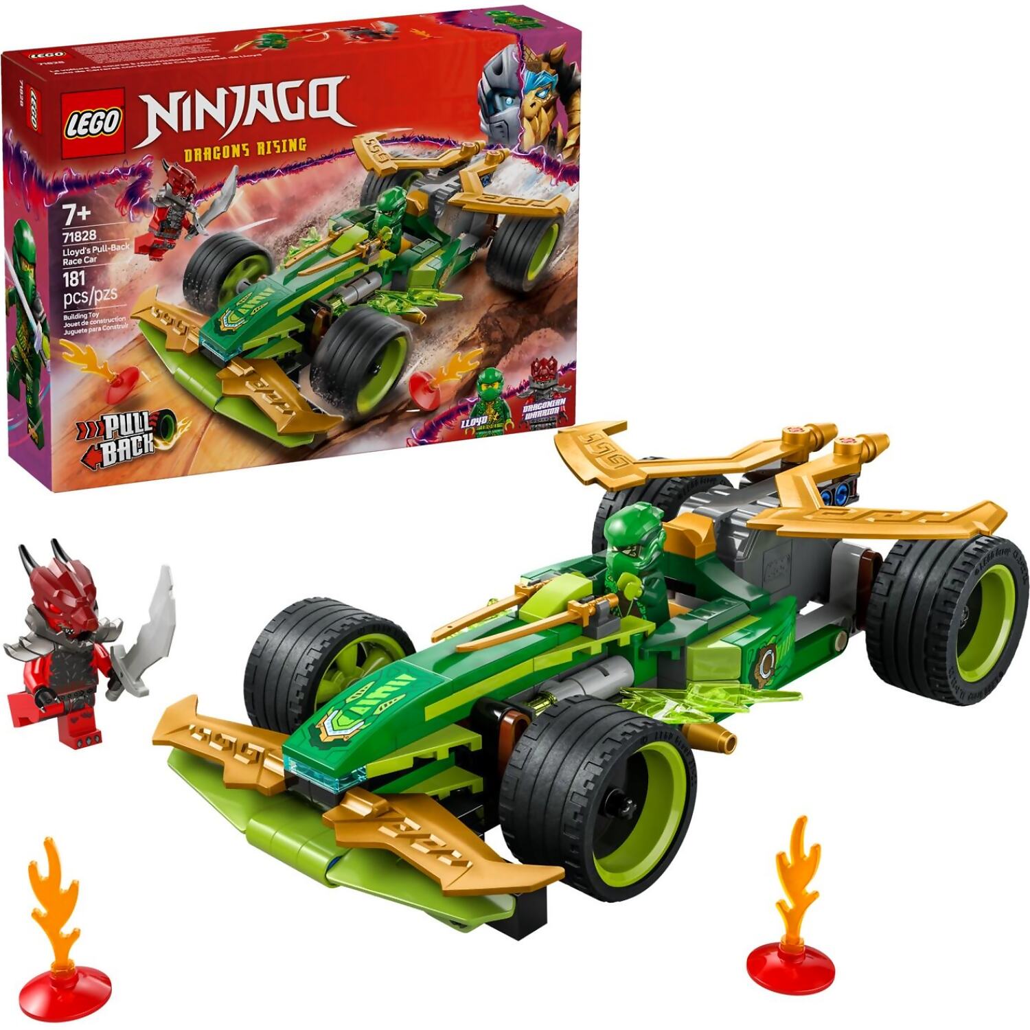LEGO 71828 Lloyds Pull-Back Race Car Ninjago JB Hi-Fi