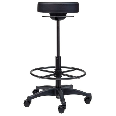 Buro Polo Drafting Stool Height Adjustable Black