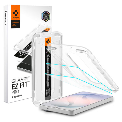 SPIGEN EZ Fit Pro Anti Reflection 2PCS Glass Screen Protector for Galaxy S26 (Clear)