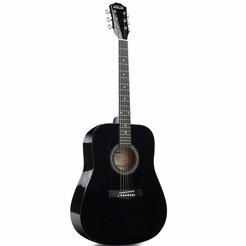 AXIOM Folkmaster Acoustic Guitar (Black)