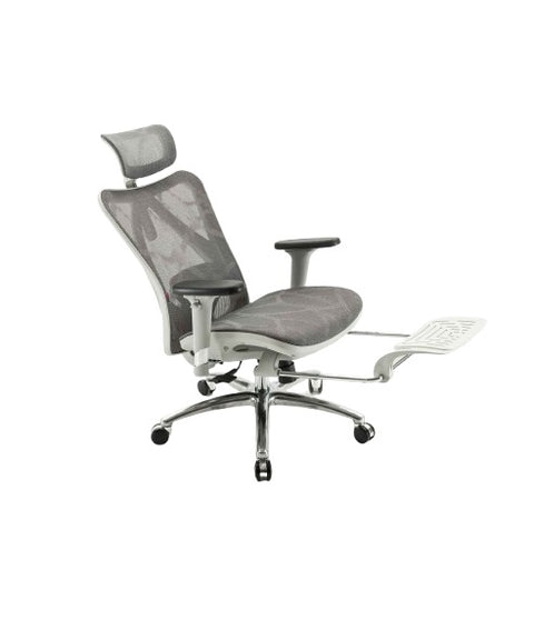 Sihoo M57 Ergonomic Office Chair with Built in Footrest (Grey)