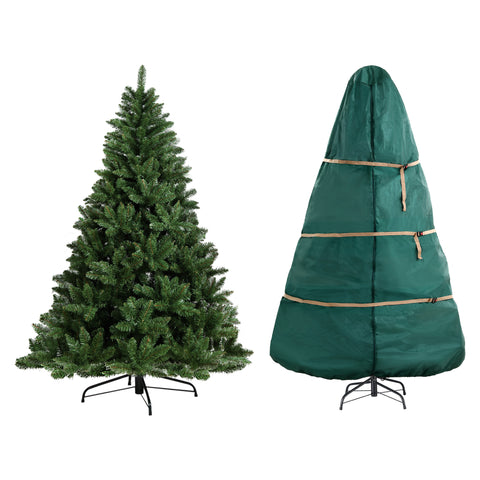 Jingle Jollys 2.7m Artificial Christmas Tree 1590 Tips with Oxford Storage Bag Green