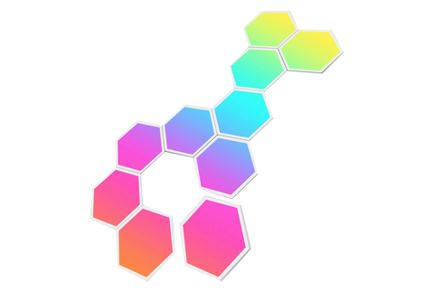 Laser Smart Home Hexagon Light with Music Sync & RGB (White)