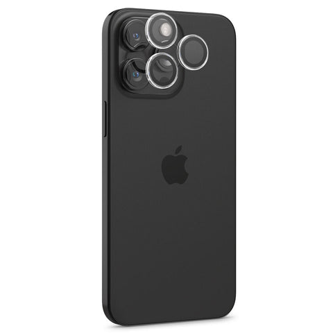 SPIGEN EZ Fit Optik Pro 2PCS Glass Camera Lens Protector for iPhone 17 Pro/Max/16 Pro/Max/15 Pro/Max/14 Pro/Max (Clear)