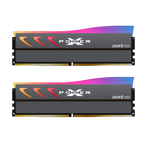 SP Silicon Power XPOWER STORM RGB DDR5 32GB(2x16GB)6400MT/s Gaming Memory Supports Intel XMP/AMD EXPO CL32 UDIMM Desktop PC Computer RAM Memory, Gray