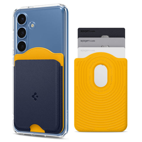 Spigen Samsung MagSafe Accessories Nano Pop (MagFit) Card Holder - Blueberry Navy