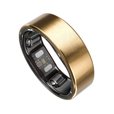 LEEP Smart Ring Size 13 Gold Titanium 8 Day Battery IP68