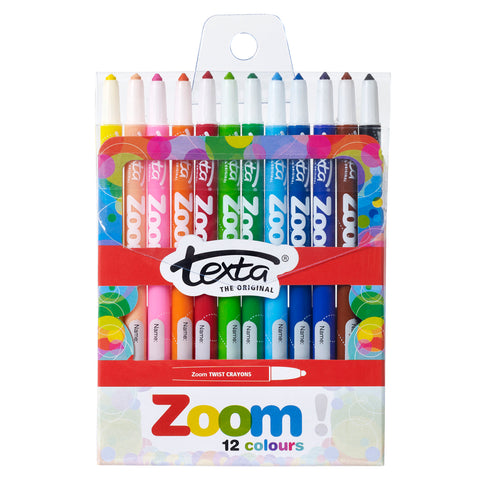 Texta The Original Zoom Crayons [12-Pieces]