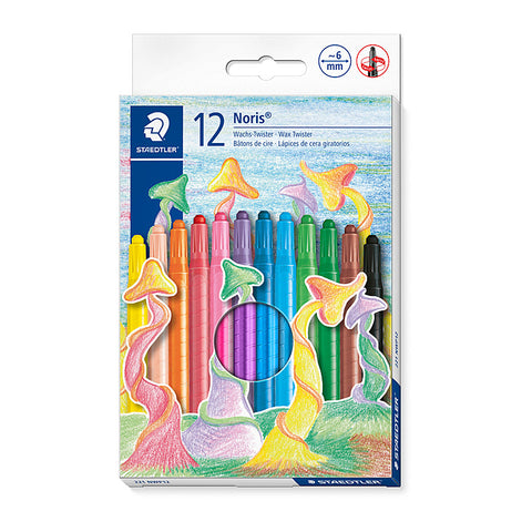 Staedtler Noris Club Wax Twister Colour Crayons (Assorted) [Box 12]