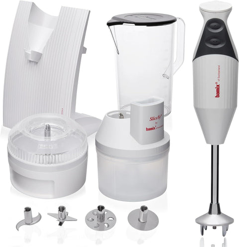 Bamix SwissLine Superbox Immersion Blender (Light Grey)