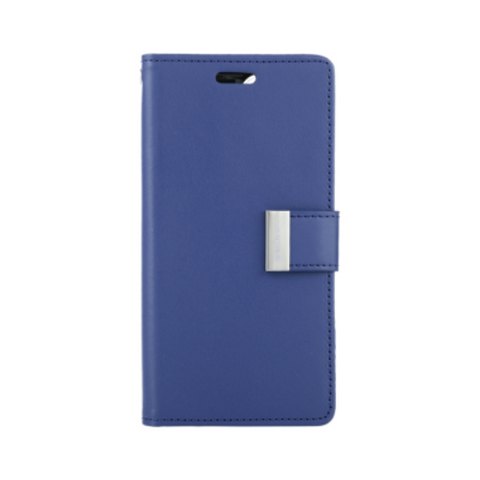 Goospery Rich Diary case for iPhone 14 Plus (Navy)