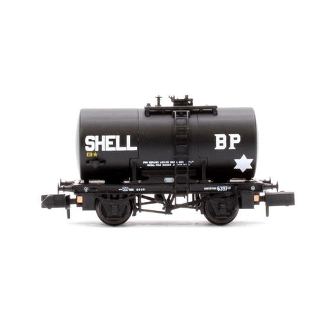 Graham Farish N 20T Anchor-Mounted Tank Wagon 171 'Fina' Black