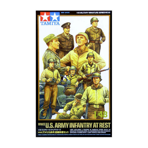 Tamiya 148 WWII US Army Infantry at Rest