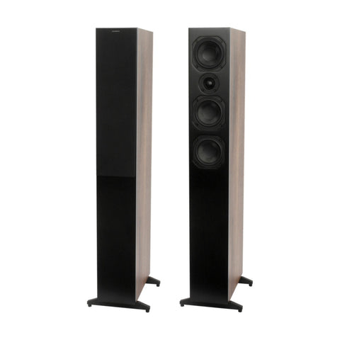 Scansonic HD 2-Pieces L9 Series Floorstanding Home Speakers 150W (Walnut)