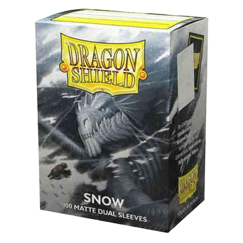 Arcane Tinmen Dragon Shield Standard 100ct Dual Matte Snow White Sleeves 63x88mm