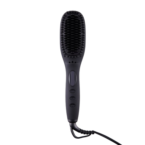 TNS Hair Straightener Hot Brush V3 (Black)