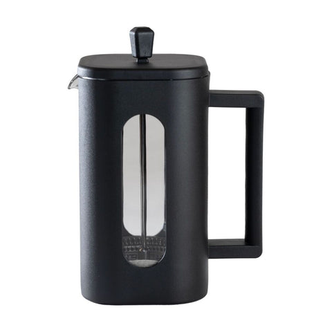 Euroline Coffee & Tea Maker Plunger French Press Square Shaped 1000ml (Black)