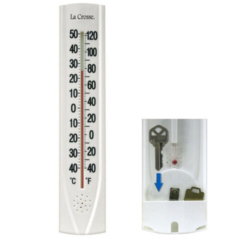 La Crosse 204-115 38cm Thermometer with Key Hider
