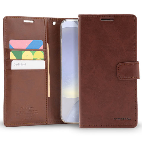 Goospery Bluemoon Diary for Samsung Galaxy S24 - Brown