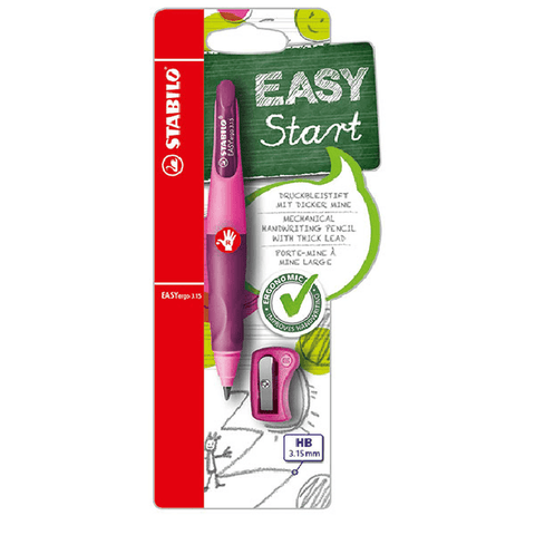 Stabilo 49571 Easy Ergo Mechanical Pencil Right Hand (Pink)