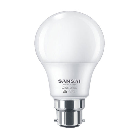 Sansai LED Light Bulb A60 7W B22 (Warm White)