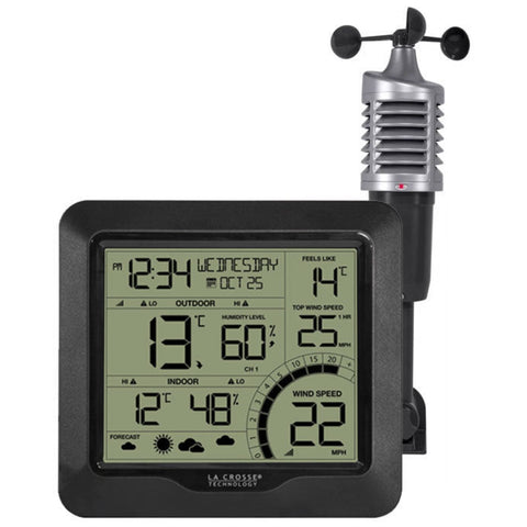 La Crosse 327-1417BW Professional B/W Wind Speed Weather Station
