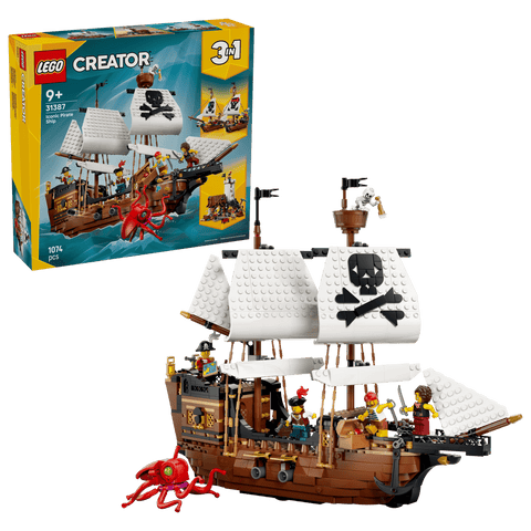 LEGO 31387 Iconic Pirate Ship - Creator 3-in-1