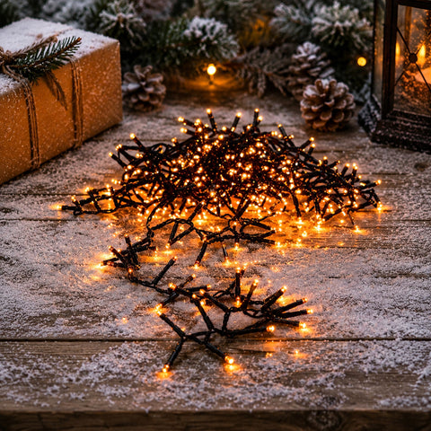 Lexi Lighting 2000LED Firefly Compact String Light - Amber