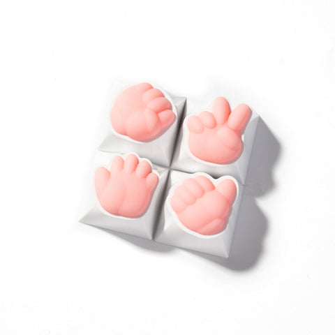 Keychron Finger Guessing Game Artisan Keycap 1u