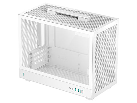 DeepCool CH160 PLUS Micro-ATX Case - White