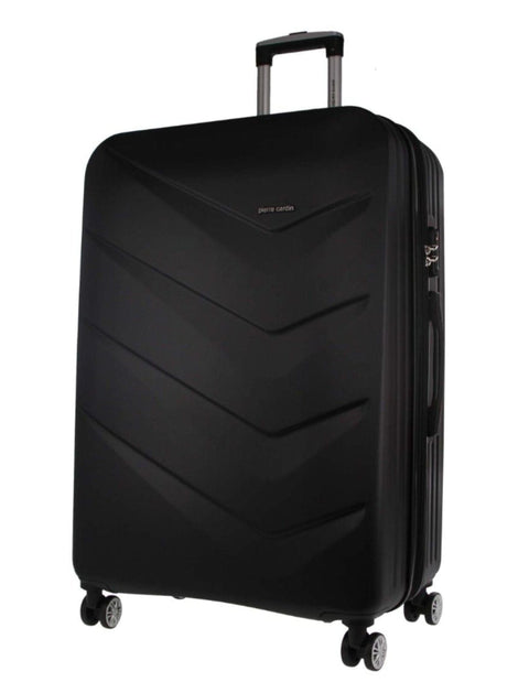 Pierre Cardin Large Hard-Shell Suitcase Travel Luggage Bag 161L/80cm Black