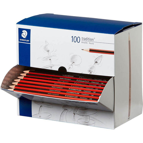 Staedtler 110 Tradition Graphite Pencils Hb Dispenser [Box 100]