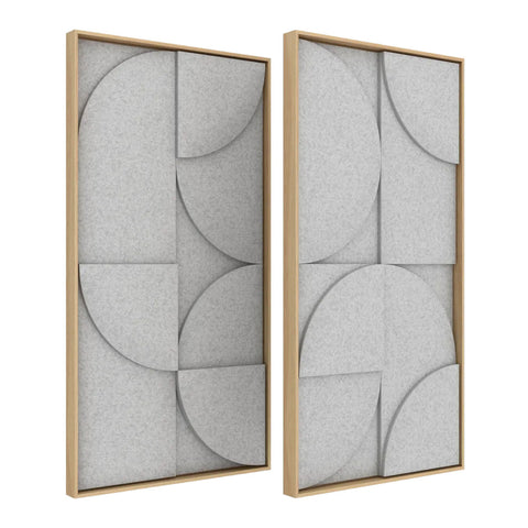 Vicoustic VicShape 3D Duo Light Grey (Box of 2)