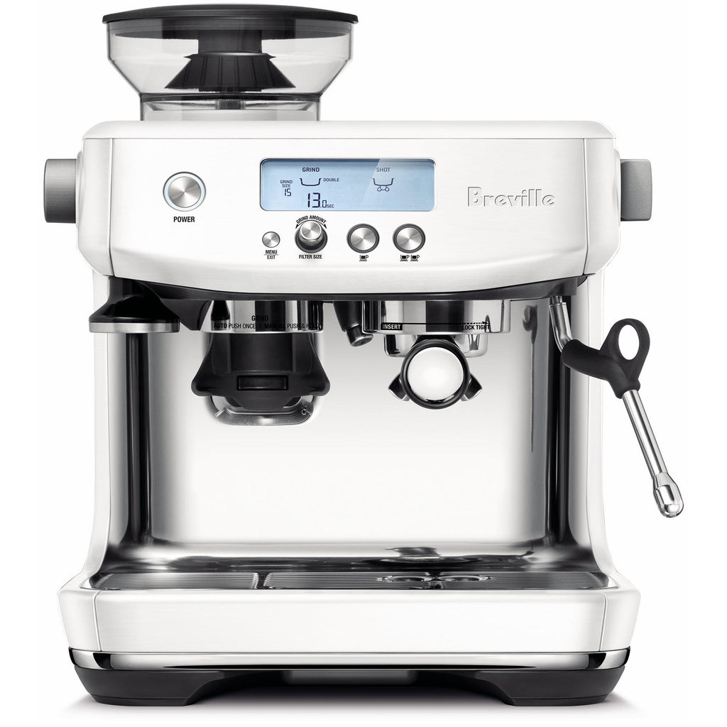 Breville the Barista Pro Coffee Machine (Sea Salt) JB HiFi