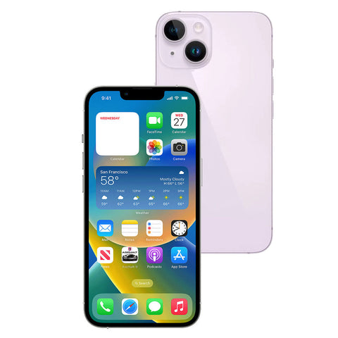 Apple iPhone 14 128GB (Purple) [~Refurbished: Excellent]