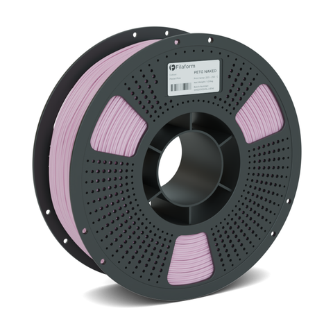 Filaform Naked PETG Matte 3D Printer Filament 1.75mm 1kg (Pastel Pink)