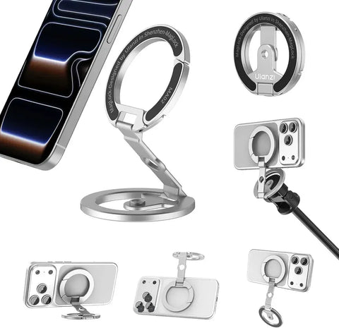 Ulanzi MA02 MagLock Dual Magnetic Phone Stand (Silver)